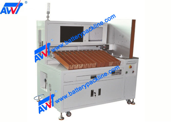 Automatische 32650 Speicher-Struktur der Batterie-sortierenden Maschinen-10 mit voller Warnungs-Funktion